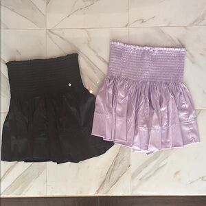 Natural life silk skirts set of 3 girls XS